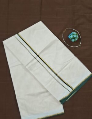 Puliyilakkara setsaree with golden zari